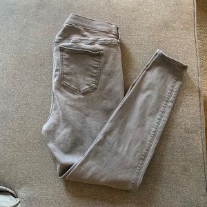 Torrid Size 14 Tall Gray Sky High Skinny Jeans